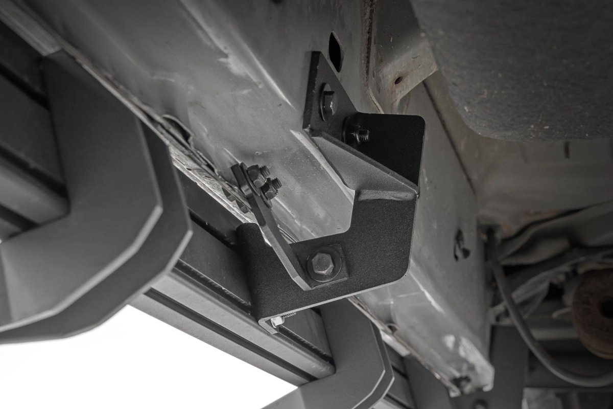 Ram 3500 Step - Rough Country - SRL2 Adjustable Aluminum - Black - '11-'18